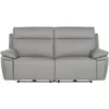 Image de Canape droit relax électrique gris 3 pl SERENO