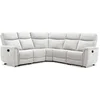 Image de Canapé d'angle beige relax manuel 5 pl WONDER
