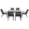 Image de Ensemble table de jardin 150 cm + 6 fauteuils MANOSQUE