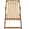 Image de Bain de soleil réglable RAYA en acacia coloris jaune