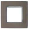 Image de Plaque de finition Colours Kalya simple verre muscade