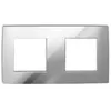 Image de Plaque de finition double Colours Kalya chrome