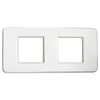 Image de Plaque de finition double Colours Kalya blanc soft