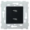 Image de Mécanisme double prise USB Colours Kalya gris soft