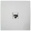 Image de Prise RJ45 Diall encastrable complet blanc