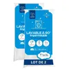 Image de Lot de 2 Protèges matelas Bébé - 70x140 cm - Alèse Imperméable et Micro Respirante - Lavable à 90°C - Souple et Silencieux