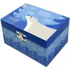 Image de Trousselier - Coffret musical Phosphorescent Ours dans la Forêt bleu - 15 x 8,5 x 10,5 cm OS