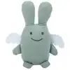 Image de Trousselier - Doudou en coton avec hochet Ange Lapin vert - 18 x 3,5 x 17 cm OS
