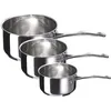 Image de Casseroles Chef D - BEKA LINE - Lot de 3 - Inox 18/10 - Tous feux dont induction