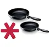 Image de Lot de 2 Poêles et 1 feutrine Beka Pro Induc Anthracite