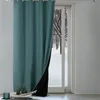 Image de Home style france Rideau Thermique Aspect Velours Galena - 140x260cm - Bleu Canard