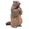 Image de Papo - Figurine Castor Réaliste - 3 Ans + - Collection La Vie Sauvage - Jeu Éducatif Animaux Des Rivières - Idée Cadeau Jouet Fille Garçon