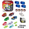Image de Majorette Tune Ups - Set 4 Pièces - Voitures Miniatures en Métal - Coffret avec 7 Surprises - Accessoires + Pièces Tunning - Badge Collector Inclus 212051003 Multicolore