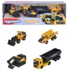 Image de Majorette - Volvo Construction Giftpack - Véhicules de Chantier en Métal - Echelle 1/64ème - Reproductions Originales - 212057287, Jaune