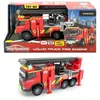 Image de Jada Dickie Toys Hong Kong Ltd Majorette Volvo : Camion de Pompiers   Véhicule Lumineux et sonore moulé sous Pression, Enfants à partir de 3 Ans