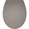 Image de Abattant Presto Taupe - Thermodur - Fixation par le dessus - Antibactérien