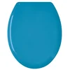 Image de GELCO Design Abattant WC Color, Polypropylene, Bleu Vivid, 48 x 36 x 4 cm