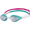 Image de arena Airspeed Mirror Lunettes de Natation Anti-Buée pour Adultes et Unisexe, Lunettes de Piscine avec Verres Larges, Protection UV, 3 Ponts de Nez Interchangeables, Joints nid d'abeilles