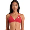 Image de arena Performance Team Solid Top Bikini Femme Sportif pour Piscine, Haut à Séchage Rapide en Tissu Maxfit Éco Résistant au Chlore avec Protection UV et Doublure à l’Avant