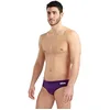 Image de Arena Slip de Bain Standard pour Homme Solide, Prune/Blanc, 32