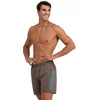 Image de Arena Boxer de Plage et de Piscine Fundamentals Logo R pour Hommes, Maillot de Bain en Tissu Doux Recyclé à Séchage Rapide, Boxer de Plage avec Slip Intérieur en Maille