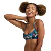 Image de ARENA Bandeau Live Ensemble Bikini, Bleu Fluo Multi-Jaune Star, s Femme