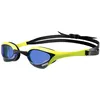 Image de Arena Lunettes de natation unisexes Cobra Ultra Swipe Racing pour homme et femme, technologie anti-buée en polycarbonate, verres antimiroir, bleu roi/cyber citron