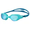 Image de Arena The One Lunettes de natation unisexes pour adulte pour homme et femme, ajustement étanche, joints anti-orbite, verres miroir avec revêtement anti-buée, bleu/bleu cosmo/eau