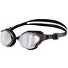 Image de ARENA 006832-104-NS Air-Bold Swipe Lunettes de natation anti-buée d'entraînement pour homme et femme, unisexe, joints rembourrés, confort supérieur, verres miroirs, argenté/vin rouge