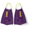 Image de Arena - Powerfin Pro II - Palmes d'entraînement à la Natation Unisexes pour Adulte, en Silicone, à Lame Courte, Personnalisables Gauche-Droite, Prune/Vert Citron, Taille 46-47