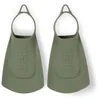 Image de Arena Palmes d'entraînement de Natation Unisexes pour Adultes Confortables et légères pour Homme et Femme, Palmes à Lame Courte en Silicone, Talon Ouvert, Vert Sauge, 45-46