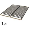 Image de EBAC Literie Sommier à Lattes 2x80x200 Theta - 48 Lattes Bois - Fabrication française