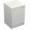 Image de Meuble bas de cuisine avec plan de travail Primalight blanc mat l. 60 cm x H. 87,9 cm
