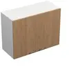 Image de Meuble haut de cuisine Primalight 2 porte L. 80 cm chêne