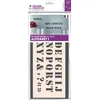 Image de GRAINE CREATIVE 226024 Pochoir décor Plastique Gris 15,5 x 0,1 x 47,5 cm