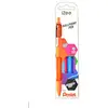 Image de Pentel BX470-4COL iZee Bolígrafo Boli Retráctil con Cuerpo Mate y Clip Metálico, de Uso muy Cómodo para Escritura Suave, Perfecto para Colegios y Oficinas