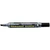 Image de PENTEL Lot de 6 Marqueurs Permanent MAXIFLO NLF60 Pointe Biseautée 1-3,5mm Noir