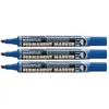 Image de PENTEL Lot de 3 Marqueurs permanent MAXIFLO NLF60 Bleu