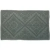 Image de Spirella Tapis de Bain Coton MOA 50x80cm Argent