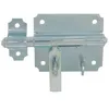 Image de Verrou de box à gland à porte cadenas zingué Jardinier Massard - Pêne 18 mm