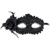Image de Maskarade Masque Loup Chic avec Rose Noire