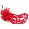 Image de Maskarade Masque Loup Traviata Noir Fine Dentelle/Rose Résille