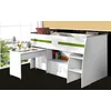 Image de Parisot 2270COMB PAUL Lit Combine Panneau de particules Blanc 206,5 x 114 x 96 cm