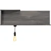 Image de Etagère murale éclairage LED MAXWELL coloris gris