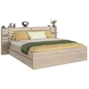 Image de Parisot Lit Adulte ESCALE 180x200 cm - Décor Chene du Japon - 2 tiroirs + Tete de lit - L235.4 x H98,2 x P216,8 cm - Fabriqué en France