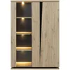Image de Armoire vitrée Split 2 Portes - chêne Artisan