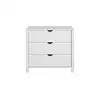 Image de Commode 3 tiroirs ANDY coloris blanc