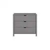 Image de Commode 3 tiroirs ANDY coloris gris