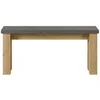 Image de Banc BROCELIANDE coloris ch?ne clair/ gris b?ton