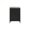 Image de Meuble bas de cuisine 60 cm 2 caissons MANCHESTER F5 coloris noir